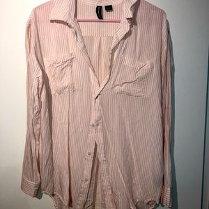 Something navy button down